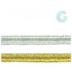 CORDON ORO/PLATA SOUTACH 3MM 801004  METRO 